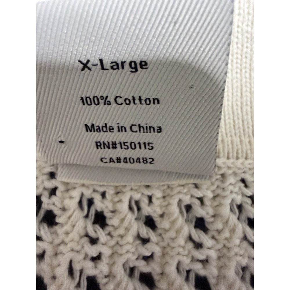 Varley Monte V-Neck Knit Polo Cream Women's‎ Size X-Large - Picture 10 of 12